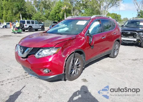2016 Nissan Rogue Sl из США, поврежденный, VIN 5N1AT2MTXGC871391